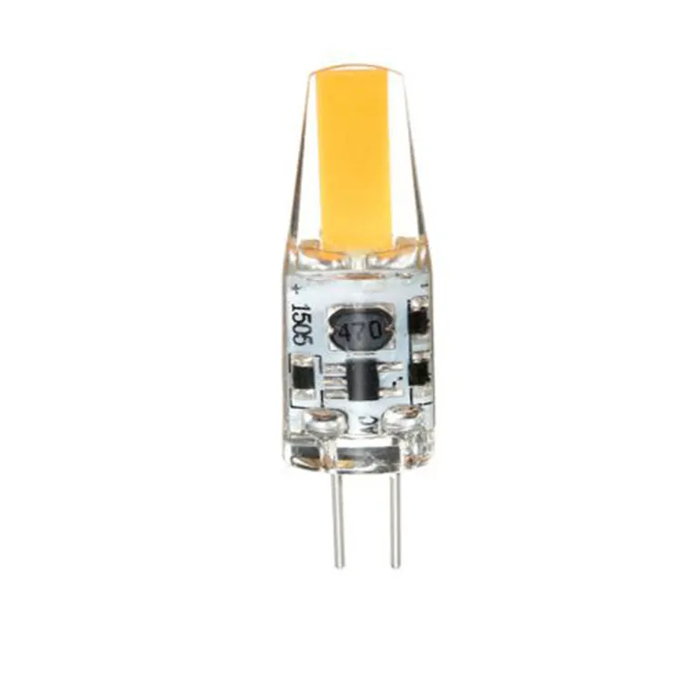 360 derece işın açısı akıllı ev aydınlatma AC DC 12V 1.5W/3W Ra90 G4 COB LED ışık ampul