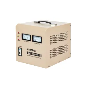 Ckmine Servomotor Type Avr 3kva 2kva 1kva Ac Dc Eenfasige 110V 220V Dynamo Automatische Spanningsregelaar Stabilisator