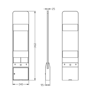 Sistema de Puertas RFID EAS para Bibliotecas y Almacenes, Sistema Antirrobo RFID EAS - Product Image 5