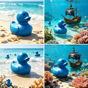Patitos de Goma Blancos Personalizados de <span class=keywords><strong>5</strong></span> cm (2 Pulgadas) - Juguetes de Baño de Goma Suave, Admite Personalización por Moldeo por Inyección - Product Image 1