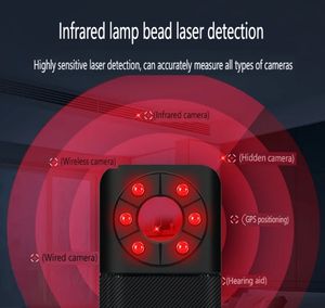 Portable Mini <span class=keywords><strong>T3</strong></span> GPS Tracker Intelligent Sans Fil Infrarouge Anti-peeping Caméra Cachée Scanner Signal Détection En Plastique - Product Image 5