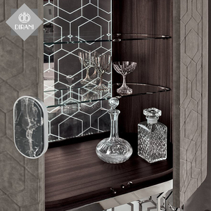 Personalizzabile Italiana Moderna Credenza di Lusso Lato Armadio Soild Legno Altalena Doppia Porta della Console - Product Image 6