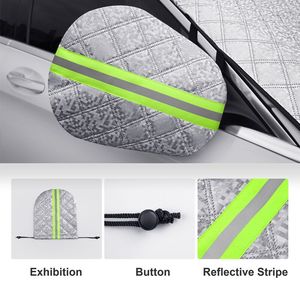 Tissu anti-pluie et anti-neige, épais, imperméable à l'extérieur, meilleur suv de <span class=keywords><strong>voiture</strong></span>, housse pliable, pare-brise de <span class=keywords><strong>voiture</strong></span> - Product Image 5