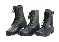 WANZHUO Chaussures de randonnée en plein air pour hommes antidérapantes et résistantes à l'usure Jungle Camouflage Bottes tactiques du désert Botas De Cuero