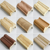 Nouvelle conception de cadre de porte moulé durable, moulure à grain de bois, cadre de porte intérieur combiné, bande de finition pour cadre de porte