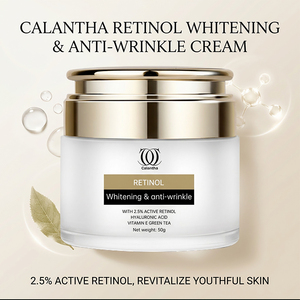 Crème éclaircissante anti-rides Calantha au rétinol 2,5% rétinol actif, éclaircit la peau, lisse <span class=keywords><strong>les</strong></span> rides, hydratation intense, crème à la vitamine HA - Product Image 2