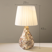 Nouvelle lampe de bureau de luxe haut de gamme en cristal PC, design moderne et simple, couleur beige, avec LED haute luminosité
