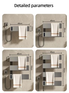 Nuevo <span class=keywords><strong>Toallero</strong></span> Eléctrico Inteligente con Pantalla Táctil, Calefacción de Temperatura Constante, Placa Ancha para Secado, para Baño - Product Image 5