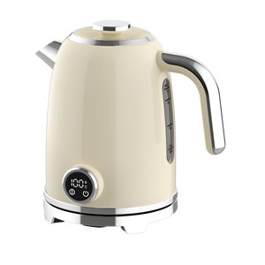 Electric <b>Kettle</b> 1.7L with Temperature Gauge Fast Boiling Electric Tea <b>Kettle</b> Stainless Steel Retro-Style Hot Water <b>Kettle</b> - Product Image 1