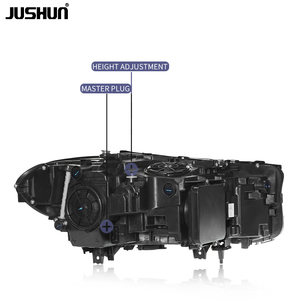 Conjunto de Faros LED JUSHUN para BMW <span class=keywords><strong>Serie</strong></span> 5 G30 G38 2018-2020, Estilo Doble L, Luces de Circulación Diurna, Intermitentes - Product Image 6