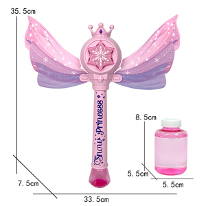 AJB 2025 Star Light, Juguete de Burbujas de Jabón para Niños, Máquina de Burbujas Hexagonal con Música, Varita de Burbujas con Luz - Product Image 4
