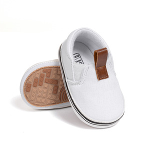 Nouvelles baskets bébé en maille beige et blanches, à enfiler, antidérapantes, à semelle souple, pour l'été, vente en gros, personnalisables - Product Image 5
