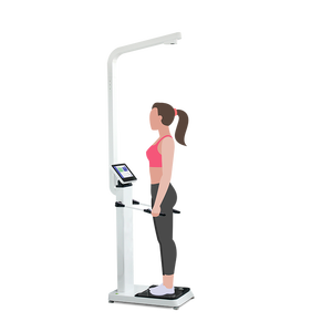 Balança de Gordura Corporal Certificada CE OEM/ODM com Sensibilidade de 0,1kg, Display de 10,1 polegadas, Sistema Android 7.1 e Armazenamento para 500.000 Amostras - Product Image 1