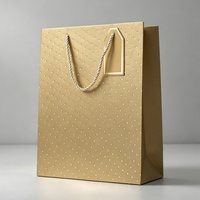 Elegante Hochzeits-Geschenktüte Weiß-Gold-Foliendruck Premium Geschenk-Einkaufstasche mit Griff und Anhänger