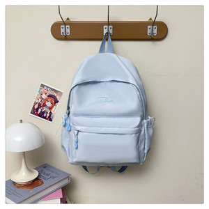 Mochila Escolar Sólida para Mujer, con Cierre de Cremallera, Gran Capacidad, para Uso Escolar y de Viaje, Venta al Por Mayor - Product Image 6