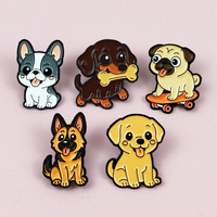 Badge en métal plaqué personnalisé de haute qualité pour animaux de compagnie, épingles en émail souple ou dur personnalisées, épingles de revers personnalisées sur le thème de l'anime