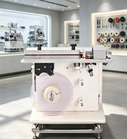 Machine d'étiquetage semi-automatique électrique pour bouteilles et pots en métal, verre, papier, avec composants PLC, pour étiquettes d'angle et d'extrémité, pour bouteilles de vin