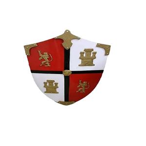 Armadura Vikinga Medieval de Estilo Vintage con Escudo de Diseño, Escudo de Batalla Tallado Totalmente Funcional para Decoración del Hogar, Impresión de Logotipo Personalizado - Product Image 1