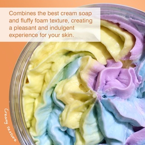 Exfoliante Corporal Artesanal de Marca Blanca para una Piel Suave, Jabón Exfoliante Colorido en Espuma Arcoíris - Product Image 3