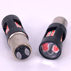 Bombilla LED de Reversa Automática <span class=keywords><strong>Dembele</strong></span> 1156 1157 T20 3030 21SMD T20 7443 W21-5W, Luz de Señal de Giro LED Ámbar, Blanca y Roja para Automóvil - Product Image 2