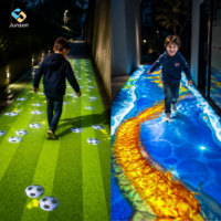 Projecteur extérieur 4K étanche populaire, machine de jeu interactive de projection holographique 3D sur sol pour parcs et centres commerciaux