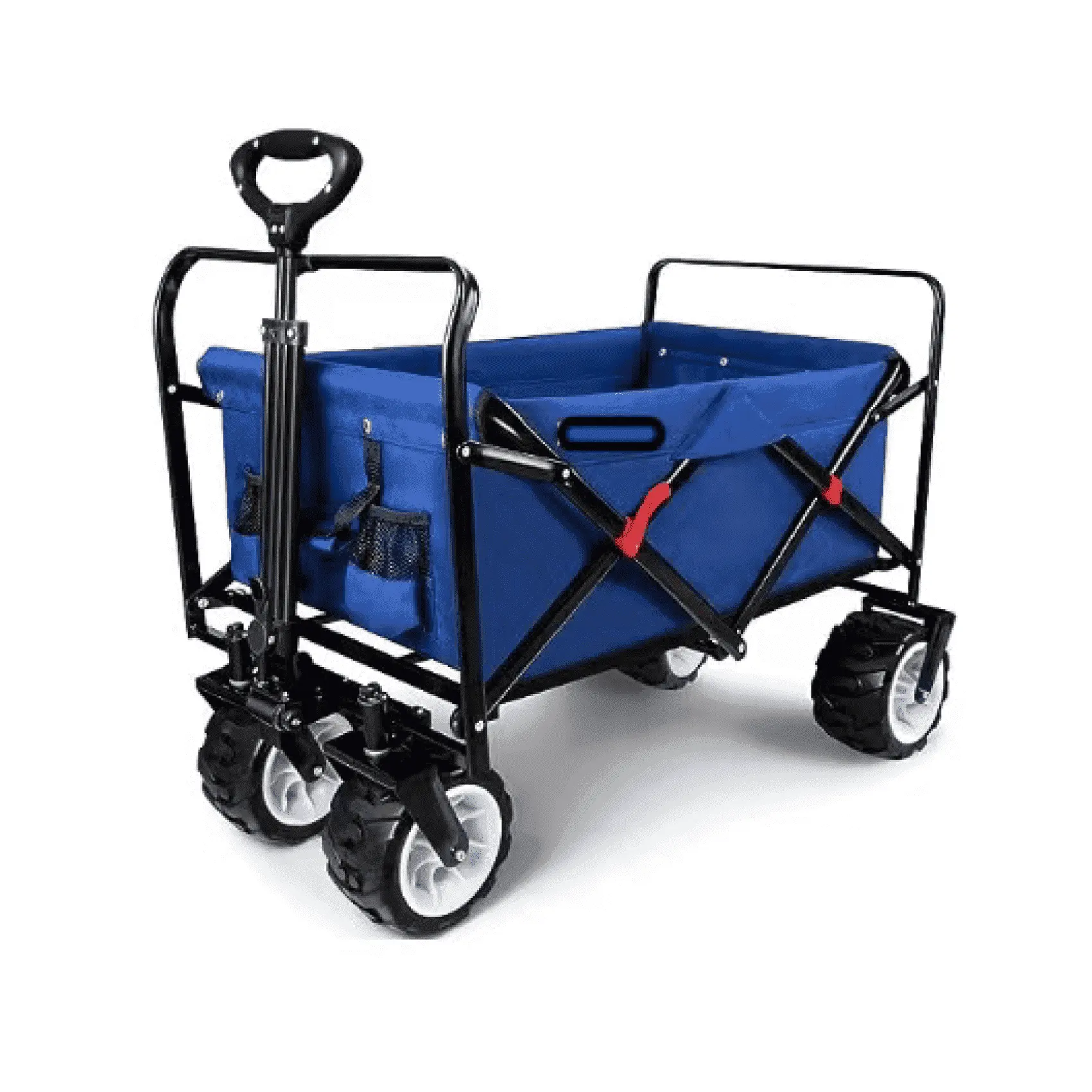 Alloy Steel Frame Folding Wagon Carrinho Com 300 Libra Carregando Capacidade