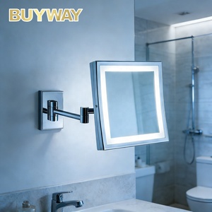 <span class=keywords><strong>Miroir</strong></span> de salle de bain à bras extensible avec lumière LED, <span class=keywords><strong>miroir</strong></span> de maquillage mural, <span class=keywords><strong>miroir</strong></span> <span class=keywords><strong>grossissant</strong></span> unilatéral - Product Image 3