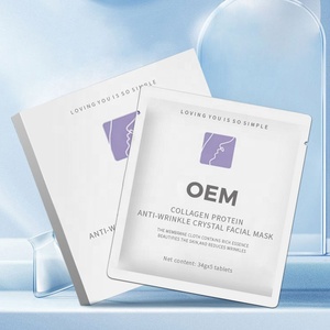 <span class=keywords><strong>Mascarilla</strong></span> Facial de Colágeno Bio Real, OEM/ODM, Hidratación <span class=keywords><strong>Intensa</strong></span> de la Piel, Rejuvenecimiento, Antienvejecimiento, Blanqueamiento, Mascarillas Faciales Orgánicas - Product Image 4