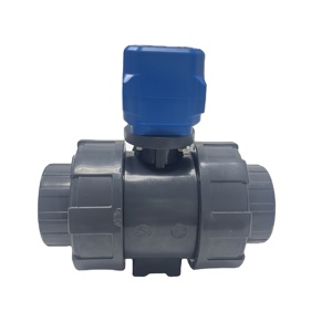 Elektrik küresel vana UPVC/PVC motorlu su vanası 2Way1.6Mpa otomatik açma/kapama valfi sulama havuzu ve PLC cihazı sistemleri için - Product Image 3