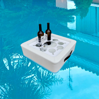 Plateau flottant de luxe pour boissons, support de boissons flottant pour piscine
