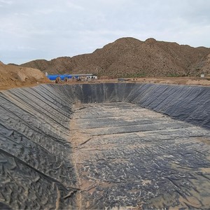Hoge Dichtheid 1.0Mm Hdpe Geomembrane Voering Polyethyleen/Plastic Kunstmatige Meertank/Vijver Viskwekerij Dam Park Visvijver Beste Prijs - Product Image 4