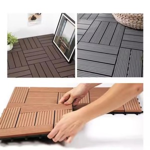 SHENGCHENG Waterproof Outdoor Decking Anti-UV 30x30cm Interlocking Outdoor <b>Deck</b> Tiles for Garden Balcony Decoration - Product Image 5