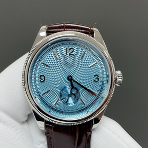 นาฬิกาหน้าปัดสีน้ำเงินรุ่นล่าสุดที่มีตัวเรือนสีขาว วางจำหน่ายแล้ว - เหมาะสำหรับสวมใส่ลำลอง ใช้ในธุรกิจ รุ่นกลไก และนาฬิการะดับไฮเอนด์ - Product Image 1