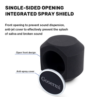 Filtre anti-vent pour microphone de studio Gooermi PF1 de haute qualité, filtre acoustique et anti-bruit pour l'enregistrement et la parole