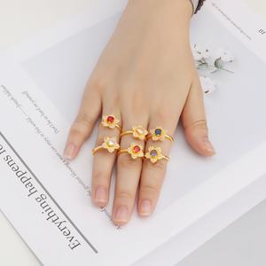 แหวนเพชรดีไซน์พิเศษ JXX ชุบทอง ประดับเพชรซิคอน สำหรับผู้หญิง เครื่องประดับแฟชั่นทันสมัยสำหรับงานหมั้นและงานปาร์ตี้ - Product Image 4