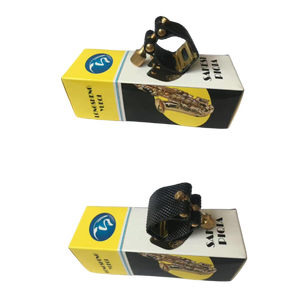 알토 테너 소프라노 색소폰 금속 마우스 피스에 대한 PU 가죽 합자 패스너 - Product Image 4