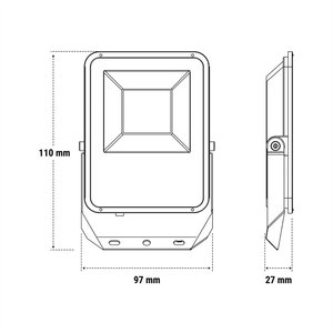 Faro LED da Esterno Beghelli 10W IP66 Altezza 20,5 cm - Product Image 2
