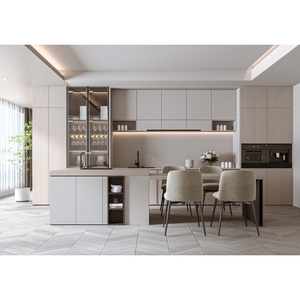 Gabinetes <span class=keywords><strong>de</strong></span> Cocina <span class=keywords><strong>de</strong></span> Diseño Personalizado con Concepto Abierto, Isla Multifuncional e Integración con el Comedor - Product Image 3
