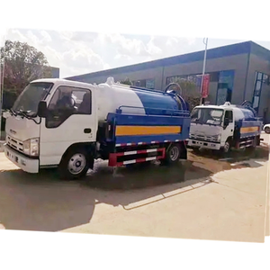 รถบรรทุกทำความสะอาดท่อระบายน้ำแรงดันสูง 1suzu 4000L~8,000L พร้อมถังดูดสิ่งปฏิกูลและปั๊มสุญญากาศ (ถังดูดสิ่งปฏิกูลพร้อมปั๊ม VAC) - Product Image 4