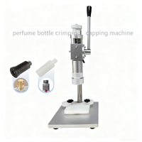 Machine de capsulage manuelle pour parfum, machine de scellage manuelle pour col de flacon de parfum, machine de capsulage pour flacons de parfum en verre pour les petites entreprises