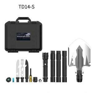 Ensemble pioche-tactique, hache et lampe torche pour le camping, équipement de survie multifonctionnel, logo personnalisé - Product Image 4