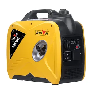 Bison 220 Volt Emergency Power 2kw 2kva 2000w Petrol Inverter Quiet Digital Generator For Outside