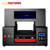 Imprimante UV à plat 3D à tête unique PRY-ZZ1C avec impression DTF multicolore automatique, garantie 1 an