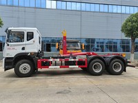 Camion benne à bras articulé diesel 18 tonnes, capacité de charge 10,7 tonnes, véhicule électrique pour le transport de conteneurs de déchets, 4x2, moteur Cummins/Yuchai, pompe