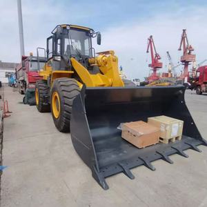 Chargeuse sur pneus LIUGONG CLG856H, capacité nominale de 5 tonnes, moteur Cummins, transmission ZF, chargeuse frontale lourde, machine à haut rendement - Product Image 1