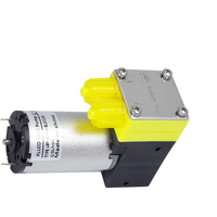 Jby-AY-dc 12v 24v Mini Diaphragme Double Tête Pompe Brosse Pompe à Air 3l/min Pompe à Eau 600 ml/min 0.1mpa 15psi
