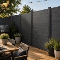 Panneau de clôture en aluminium pour la protection de la vie privée, à lattes horizontales, pour jardin, piscine, terrasse, entièrement encastré, revêtement poudré, RAL personnalisé, CE ISO