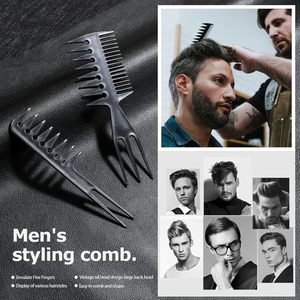 Lot de 10 peignes à cheveux en plastique pour salon de coiffure, peignes à dents pour coiffage, ensemble de peignes en PP - Product Image 2