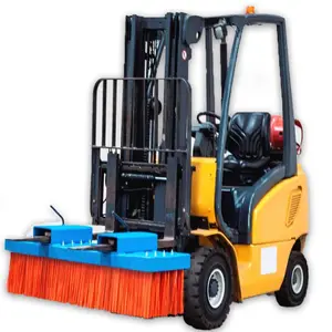 Heavy Duty Forklift Sweeper Brushes New Forklift Brushes Cleaning Brushes for Warehouse Port Factory Zone Fast Production