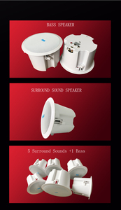 Sistema de Música Ambiental Familiar Multi-habitación con Altavoces WIFI 5.1 para el Hogar. Compatible con la aplicación móvil. Sistema de Cine en Casa - Product Image 5